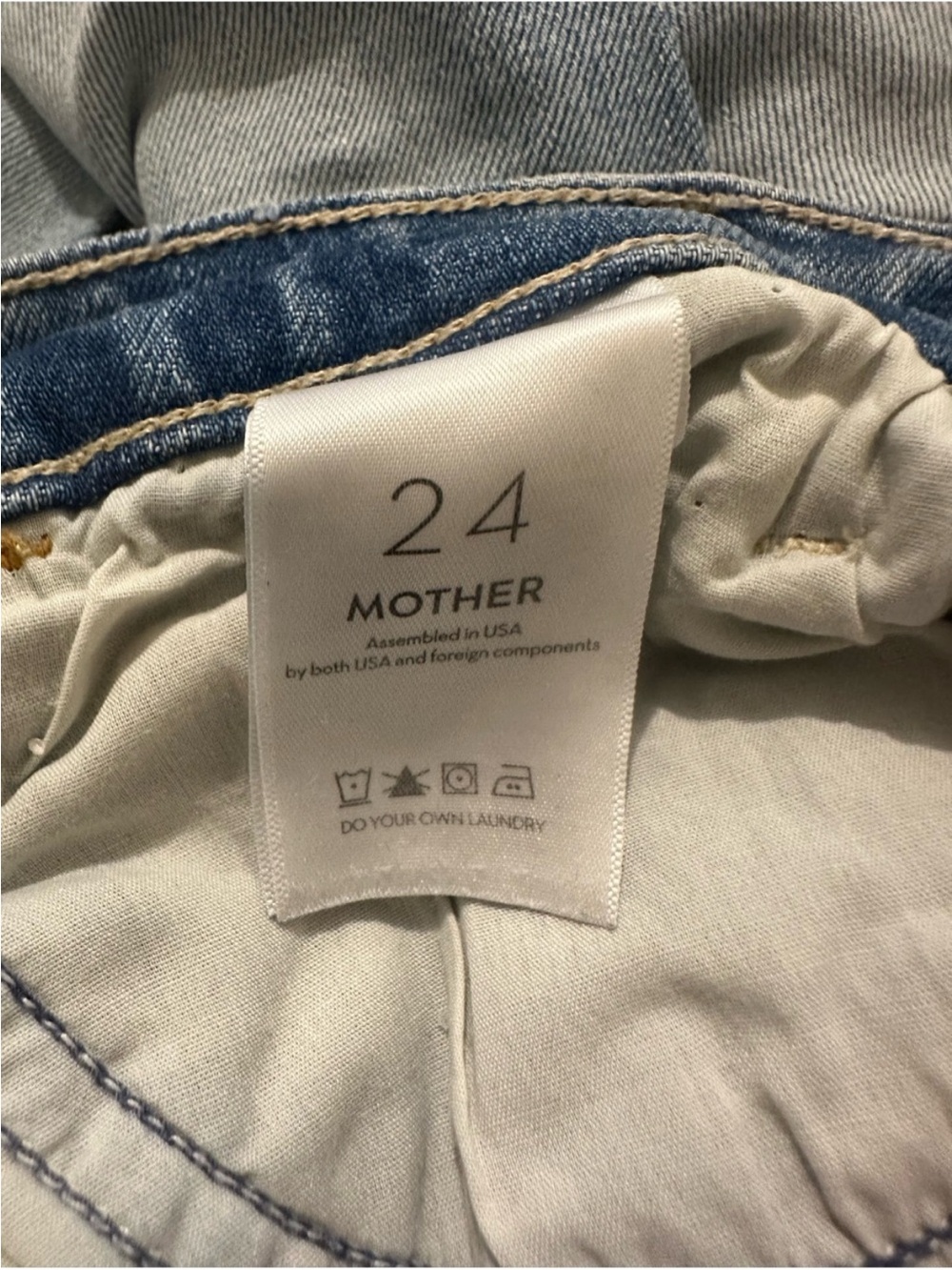 MOTHER The Hustler Roller Fray Wide Leg “I Confess” Jean - Picture 11 of 12